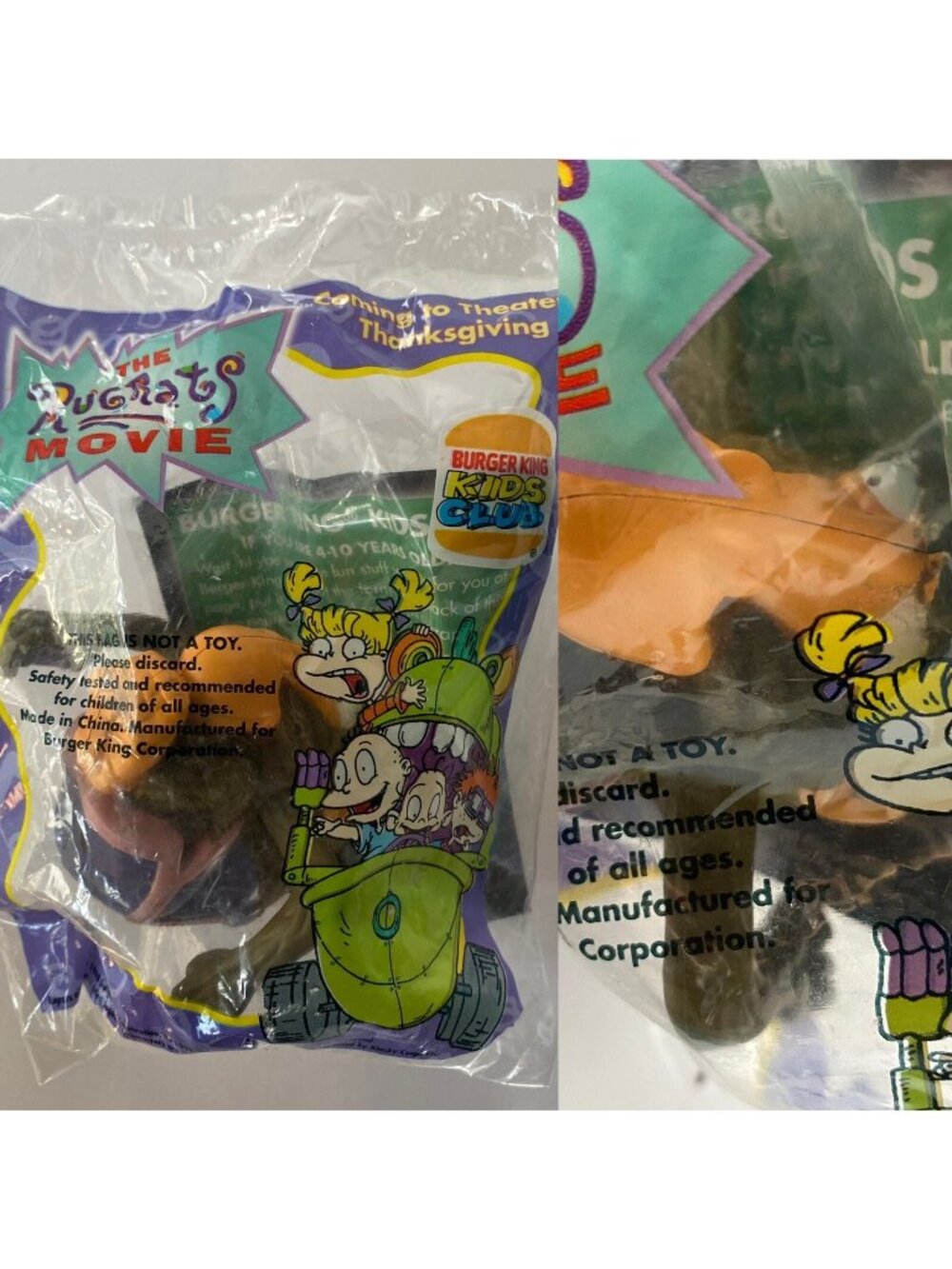 The Rugrats Movie 1998 Burger King Kids Club Toy Sealed Collectible Figure